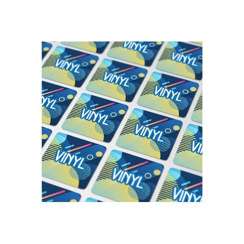 Sticker Viereckig 6cm