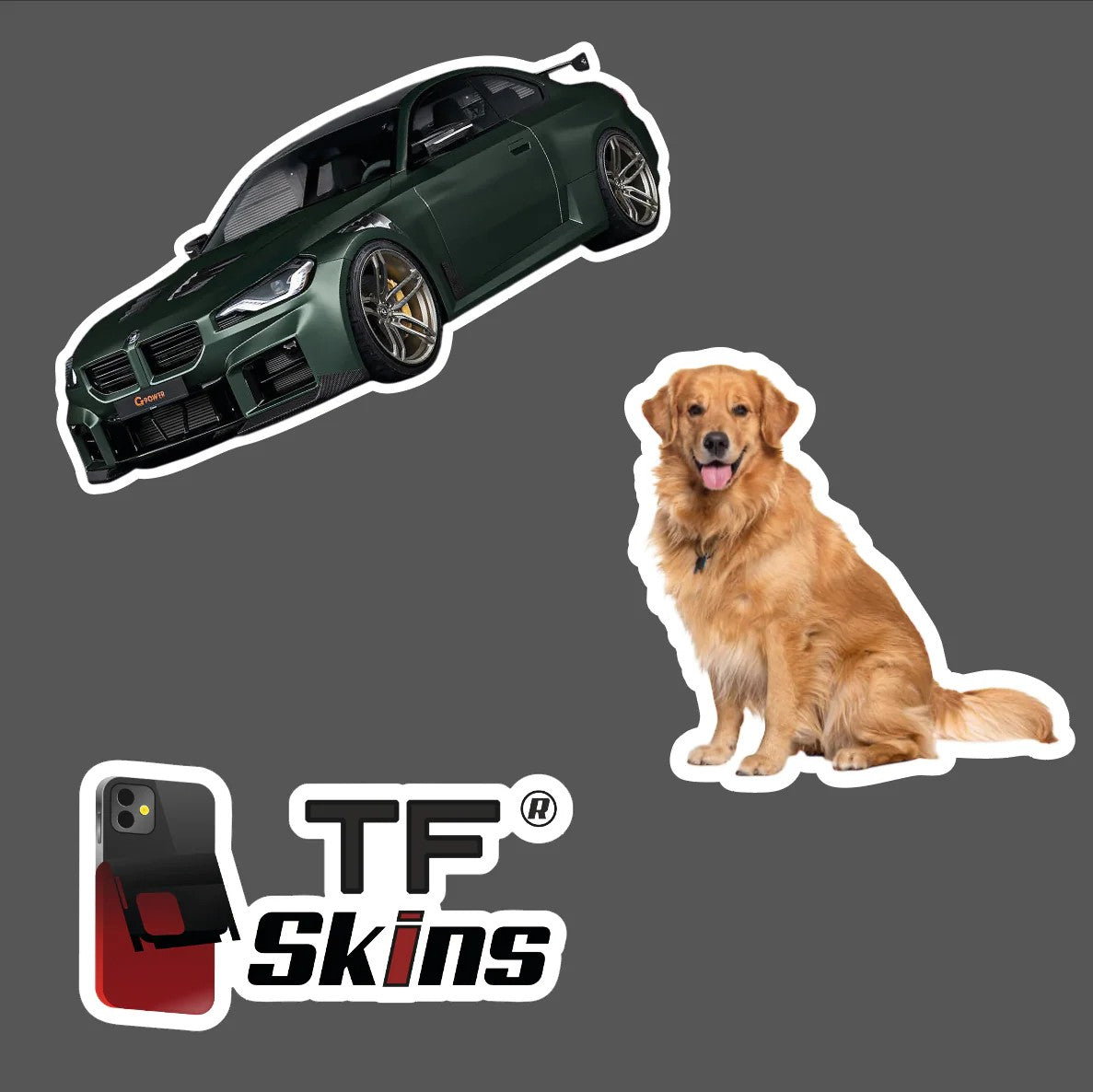 Sticker Konturgeschnitten